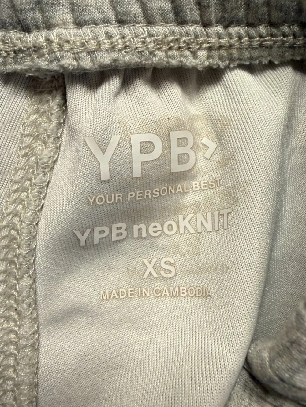 YPB Abercrombie & Fitch neoKNIT Jogger Sweatpants Womens XS Gray Athleisure NWOT